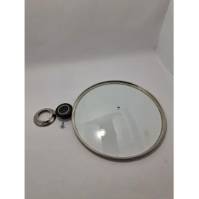 Resim Ercan AVM Cam Kapak 24 cm ve Siyah Kulp 