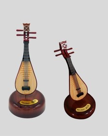 Resim Bfs Klasik Ud Figürlü Melodili Müzik Kutusu Şık Hediyelik 