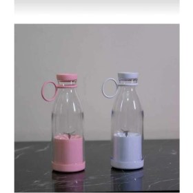 Resim Şarjlı Taşınabilir Katı Meyve Sıkacağı Portatif Blender, Pembe Renkli 