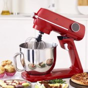 Resim Karaca Hamur Yoğurma Mikser ve Püre Yapma Dokunmadik LED Ekranlı 10 Hız Kademeli 7L Döküm Gövdeli Premium Mutfak Şefi 1800W 