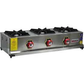 Resim İnoxmaster 3'lü Mini Ocak Ce Belgeli Doğalgazlı 