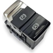 Resim Audi A4 2013-2015 Elektrikli Park El Freni Düğmesi Tuşu 8K1927225D 