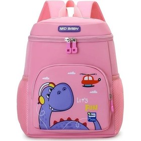 Resim Turcoshop11 Pembe 2025 Yeni Prenses Anaokulu Sırt Çantası Kızlar İçin Unicorn Sevimli Çocuk Outdoor Omuz Çantası Pembe 