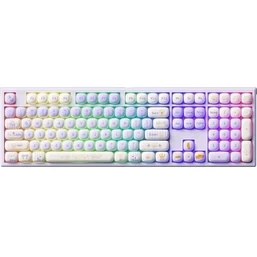 Resim Akko Monsgeek MG108B Magic Lop Bunny Rgb Kablosuz Hotswap Mekanik Gaming Klavye 
