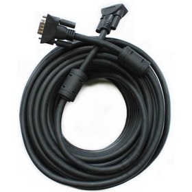 Resim 5M Metre Vga Monitör Projeksiyon Görüntü Kablosu - Koyu Gri 