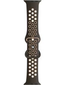 Resim Sones Kelebek Toka Çift Tonlu Sıvı Silikon Saat Kordonu iOS Uyumlu Watch Ultra 49mm-watch Ult Seri 9-8-7 Akıllı Saat Aks. 47485793 