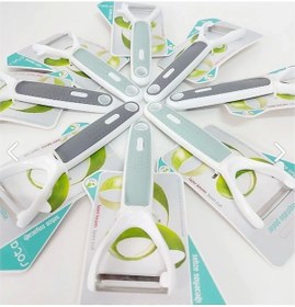 Resim Lazer Kesim "ergonomik Tasarım" Pratik Sebze Meyve Soyacağı Rt501 Renkli 