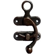 Resim Skygo Kancalı Yay Gözü, Ahşap Kutu Klipsi - Büyük, Antik, 1 Adet 