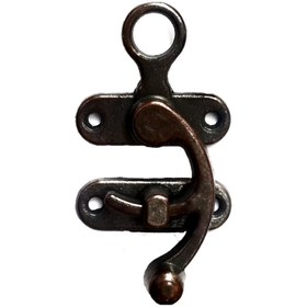 Resim Skygo Kancalı Yay Gözü, Ahşap Kutu Klipsi - Büyük, Antik, 1 Adet 