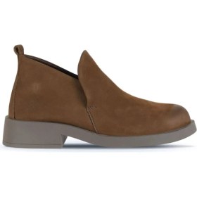 Resim Bueno Shoes Açık Kahverengi Nubuk Kadın Topuklu Bot 01WD3902 01WD3902 