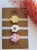 Resim KUZEY STORE 3lü Papatya Bebek Bandana Seti 