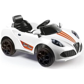 Resim Dolu Oyuncak 12v Sport Coupe Akülü Araba Beyaz B3409809523n1 