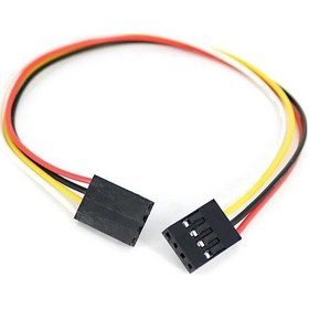 Resim 4 PİN 0,25MM KABLOLU DUPONT KABLO 30CM - TEK TARAFLI 