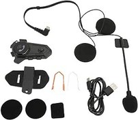 Resim İnterkom Kulaklık, Stereo Motosiklet Kulaklık IP67 Yarım Için Motosiklet Sürüşü Için Su Geçirmez Gürültü Azaltma 