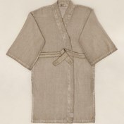 Resim Raw Pamuk Vizon Sabahlık Kimono S-m 1518a Vizon 