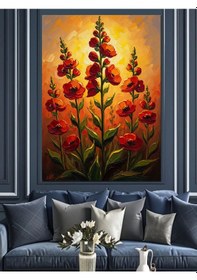 Resim Ahşap Tablo Küllerinden Doğan Phoenix Anka Kuşu 