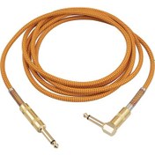 Resim Tc048gfy Altın Kaplama 6.35mm Erkek Elektro Gitar Davul İçin Dirsek Ses Kablosu, Uzunluk: 3m 