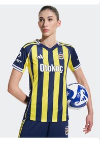 Resim Fenerbahçe 2025/26 Yeni Sezon Çubuklu Kadın Forma Lacıvert-sarı 