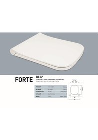 Resim Nkp Duroplast Forte Yavaş Kapanan Klozet Kapak 