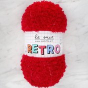 Resim La Mia RETRO Kırmızı El Örgü İpi - LM0310 