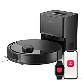 Resim Roborock Q8 Max Pro Plus Çöp İstasyonlu Robot Süpürge-Siyah 