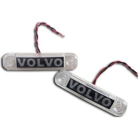 Resim Ahmet Otomotiv Marka Yazılı Parmak Led Volvo Beyaz 12v-24v Uyumlu 