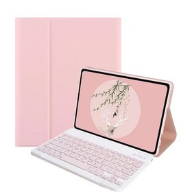 Resim Samsung Uyumlu Tab A7 T500 T505 T507 2020 Bt Klavyeli Standlı Kılıf-bkk4 