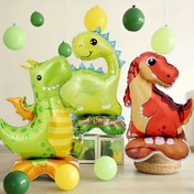 Resim 3 adet Karikatür Dinozor Folyo Balon Seti, Orman Temalı Parti Dekoru, Doğum Günü Parti Dekoru, Tatil Dekoru, Ev Dekoru, Bebek Duşu Dekoru, Atmosfer Arka Plan Düzeni, İç ve Dış Mekan Dekoru 