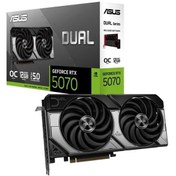 Resim Asus Dual Geforce Rtx 5070 Oc 12gb Gddr7 192bit Hdmı/dp Ekran Kartı 