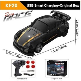 Resim Babywarehouse 1/64 2.4g Yüksek Hızlı Drift Rc Araba 4wd Uzaktan Çok Renkli 