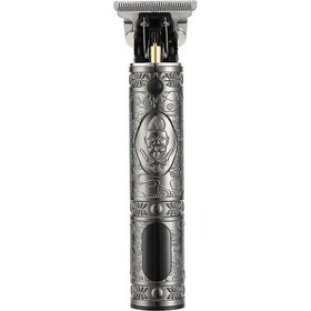 Resim Vgr V-228 5 W USB Retro Oyma Saç Kesme LED Dijital Ekran (Gümüş) (Yurt Dışından) 