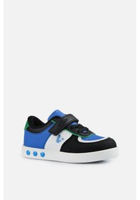 Resim Vicco Sam Işıklı Erkek Bebek Siyah/saks Mavi Sneaker Siyah - Mavi 