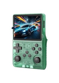 Resim Schitec Retro Arcade R40s Pro Taşınabilir El Atari Konsolu 30.000 Oyunlu 98gb Yeşil 