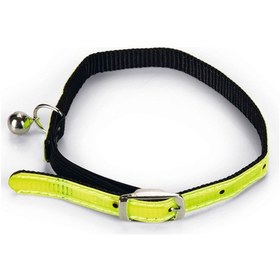 Resim Beeztees Kedi Boyun Tasması, Fosforlu Sarı, 20-29cm 