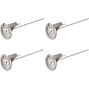 Resim Cecilee3 4x Kullanışlı 8 Inç Problu Derin Kızartma Et Hindi Termometresi, Barbekü Için 2 Inç Kadranlı Paslanmaz Çelik 50℉-550℉(1 Adet) (Yurt Dışından) 