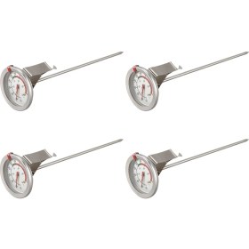 Resim Cecilee3 4x Kullanışlı 8 Inç Problu Derin Kızartma Et Hindi Termometresi, Barbekü Için 2 Inç Kadranlı Paslanmaz Çelik 50℉-550℉(1 Adet) (Yurt Dışından) 