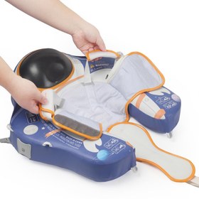 Resim Mambobaby Yüzme Simidi - Astronot, Emniyetli, Gölgelikli ve Ayak Destekli 