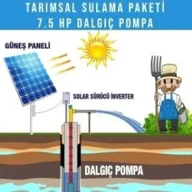 Resim 7.5hp Tarımsal Sulama Sistemi 