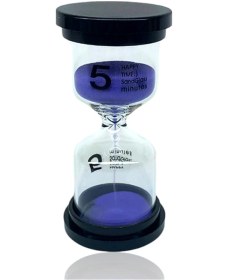 Resim 5 Dakikalık Mor Renk Kum Saati 