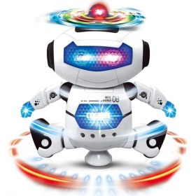 Resim EC Shop Torutoys 3D Işıklı ve Müzikli Dans Eden Robot 