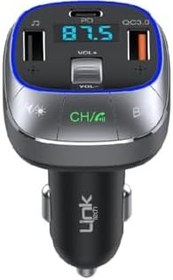 Resim LinkTech GF17 48W PD + QC3.0 LED Ekranlı FM Transmitter 