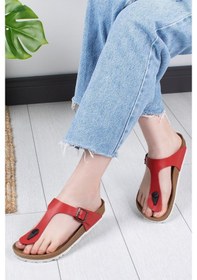 Resim Khayt Angel Anatomik Ortopedik Parmak Arası Günlük Kadın Terlik 