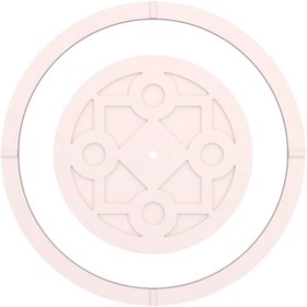 Resim MOTİFPİYER Lamba Tavan Göbeği-Yuvarlak-17-86cm-Dış Çitalı 