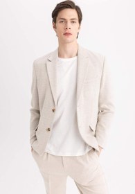 Resim DeFacto Modern Fit Astarlı Düğmeli Blazer Ceket C5990AX24SP 