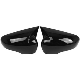 Resim Vkemall Renault Clıo-4 2012-2019 Abs Yan Kaplı Yan Ayna Kapakları - Siyah Çift 