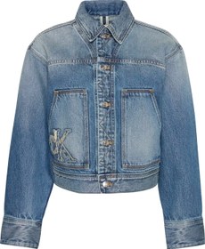 Resim Calvin Klein WORKWEAR JACKET CK SANDED BLUE Kadın Mavi Kot Ceket 