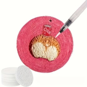 Resim 10 adet/25 adet/45 adet 3D Sünger Çizim Tahtası Kağıdı Su Depolama Fırça Seti ile - Kabarık Dokulu Sanat Kağıdı, DIY Boyama Araçları, Yaratıcı Tasarım Dekoratif Kağıt, El Yapımı Sanat, Dokulu Boyama, DIY Projeleri için Uygun, Sanatsal Deneyim Artırır, İdeal Hediye Seçeneği, Yaratıcı İlham Verir. 