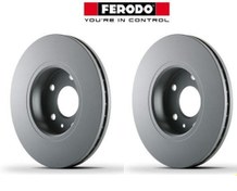 Resim FERODO DDF1434C-1 | Land Rover Discovery 3 / 4.0 V6 Ön Fren Disk Takımı 