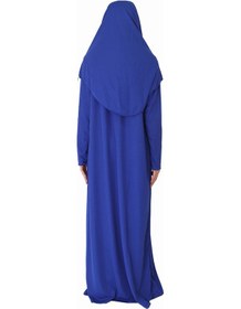 Resim Zehranaz Namaz Elbisesi Koyu Mavi Fermuarlı Namaz Elbisesi Koyu Mavi 