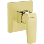 Resim Artema Root Square Ankastre Duş Bataryası Altın A4275123 Altın 